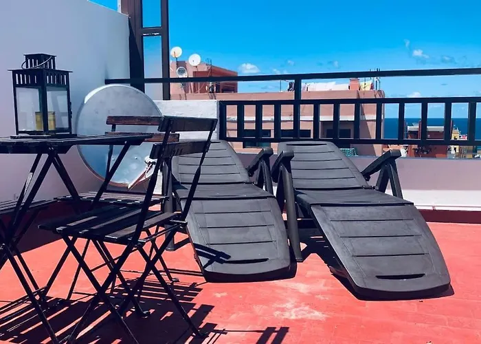Estudio Atico Sol Y Playa Piscina דירה