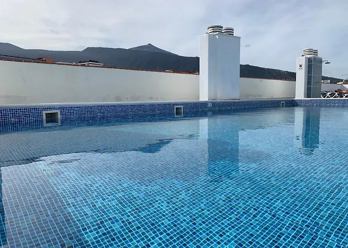 アパート Estudio Atico Sol Y Playa Piscina プエルト・デ・ラ・クルス