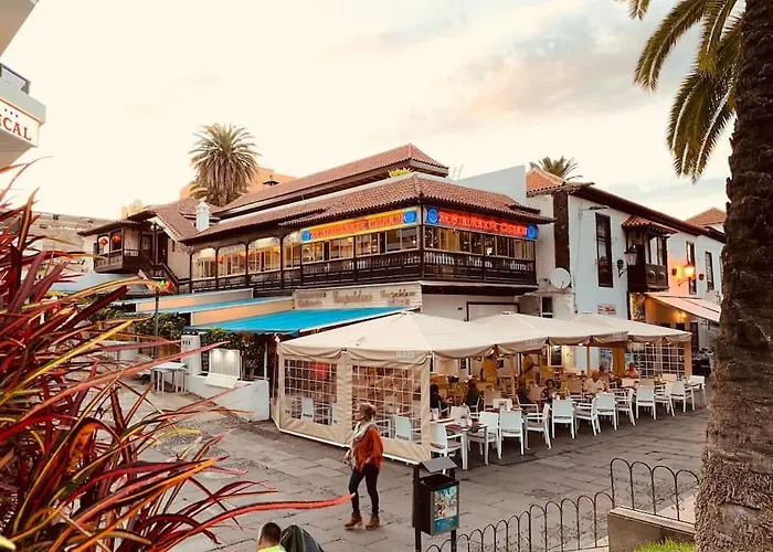 アパート Estudio Atico Sol Y Playa Piscina プエルト・デ・ラ・クルス