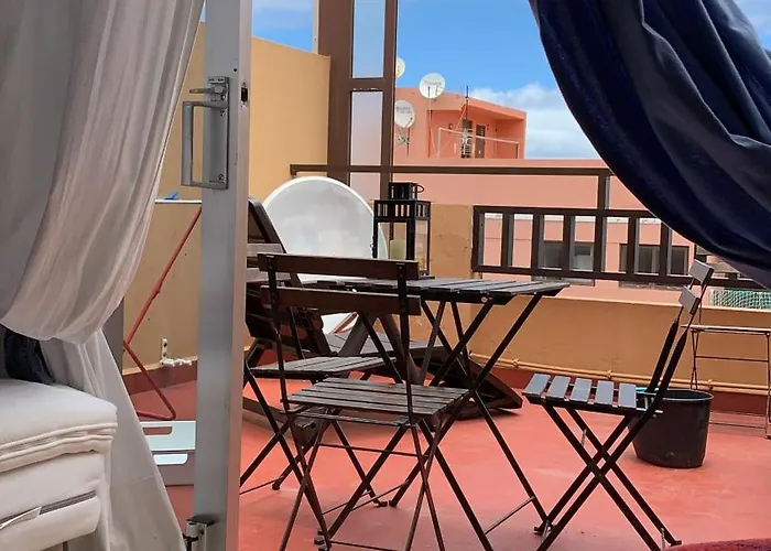 Estudio Atico Sol Y Playa Piscina Daire Puerto de la Cruz (Tenerife)